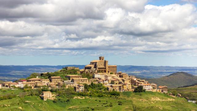Santuario-fortaleza de Ujué, en Navarra.