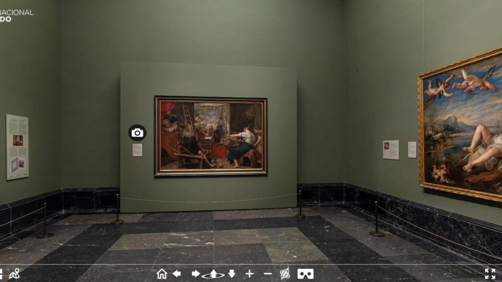 Las Hilanderas de Velázquez en visita virtual