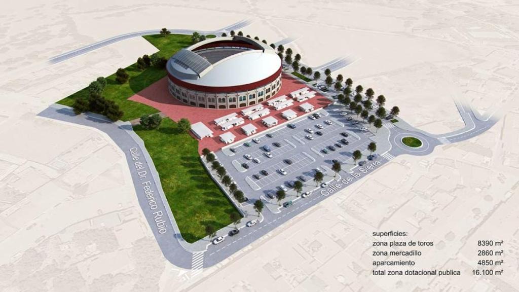 Zona dotacional pública planteada en la 'Ciudad de la Salud'.