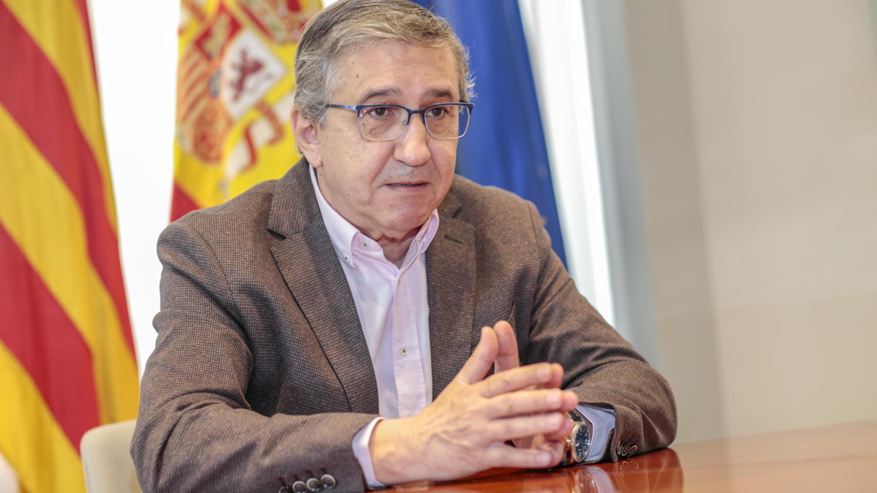 José Antonio Rovira, conseller de Educación, Universidades y Empleo de la Comunitat Valenciana, en Alicante.