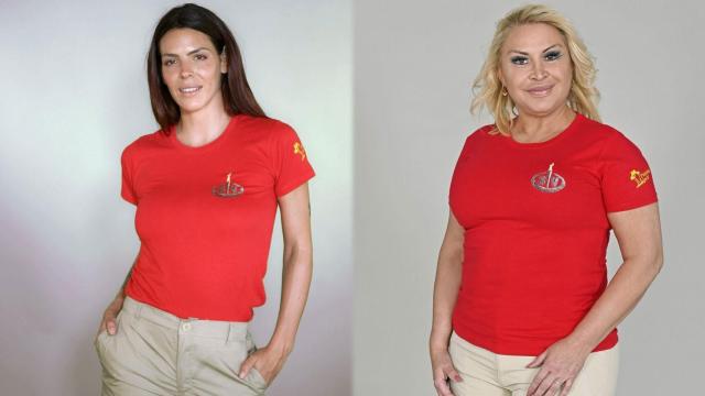 Laura Matamoros y Raquel Mosquera en los posados de ‘Supervivientes’.