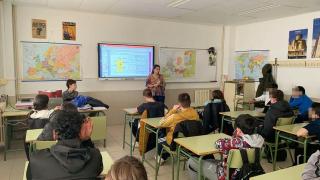 Charla de Dialogasex en el IES Recesvinto de Dueñas, Palencia