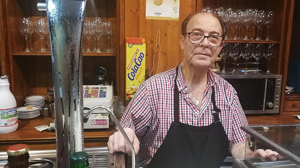 Carlos en el Bar Esgueva de Valladolid
