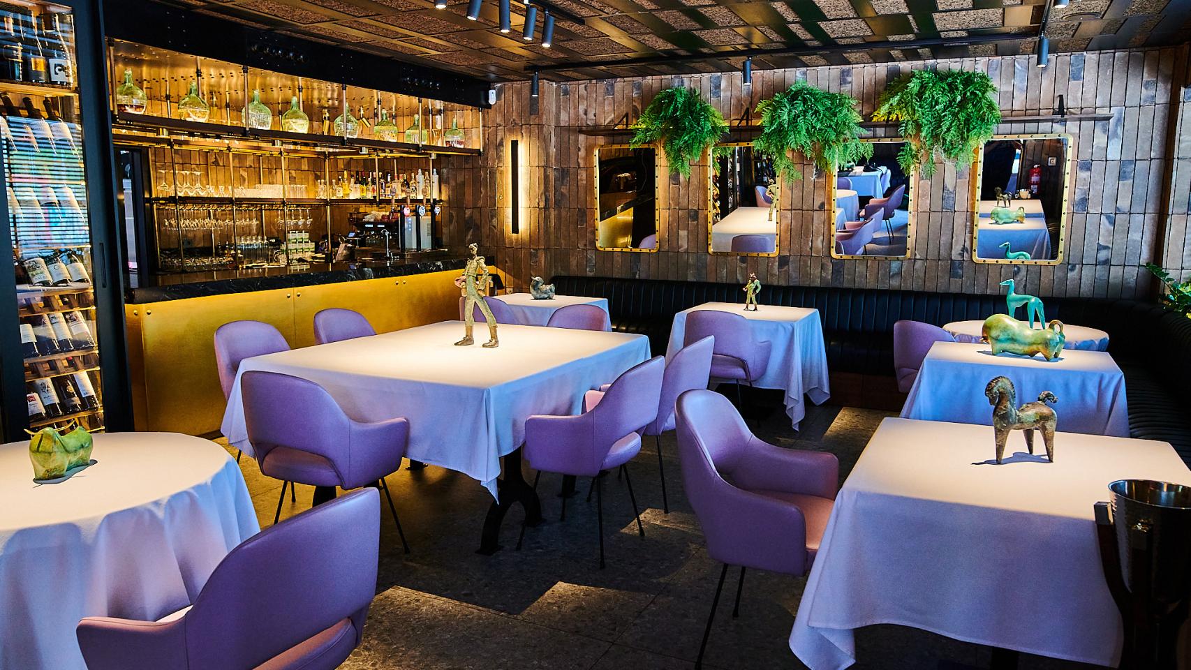 La sala del restaurante.