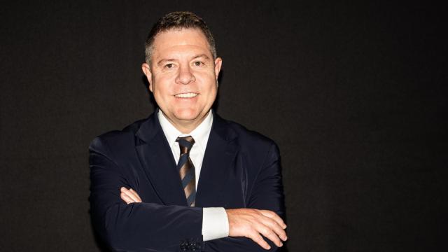 Emiliano García-Page, presidente de Castilla-La Mancha, justo antes de su intervención en el Wake Up.