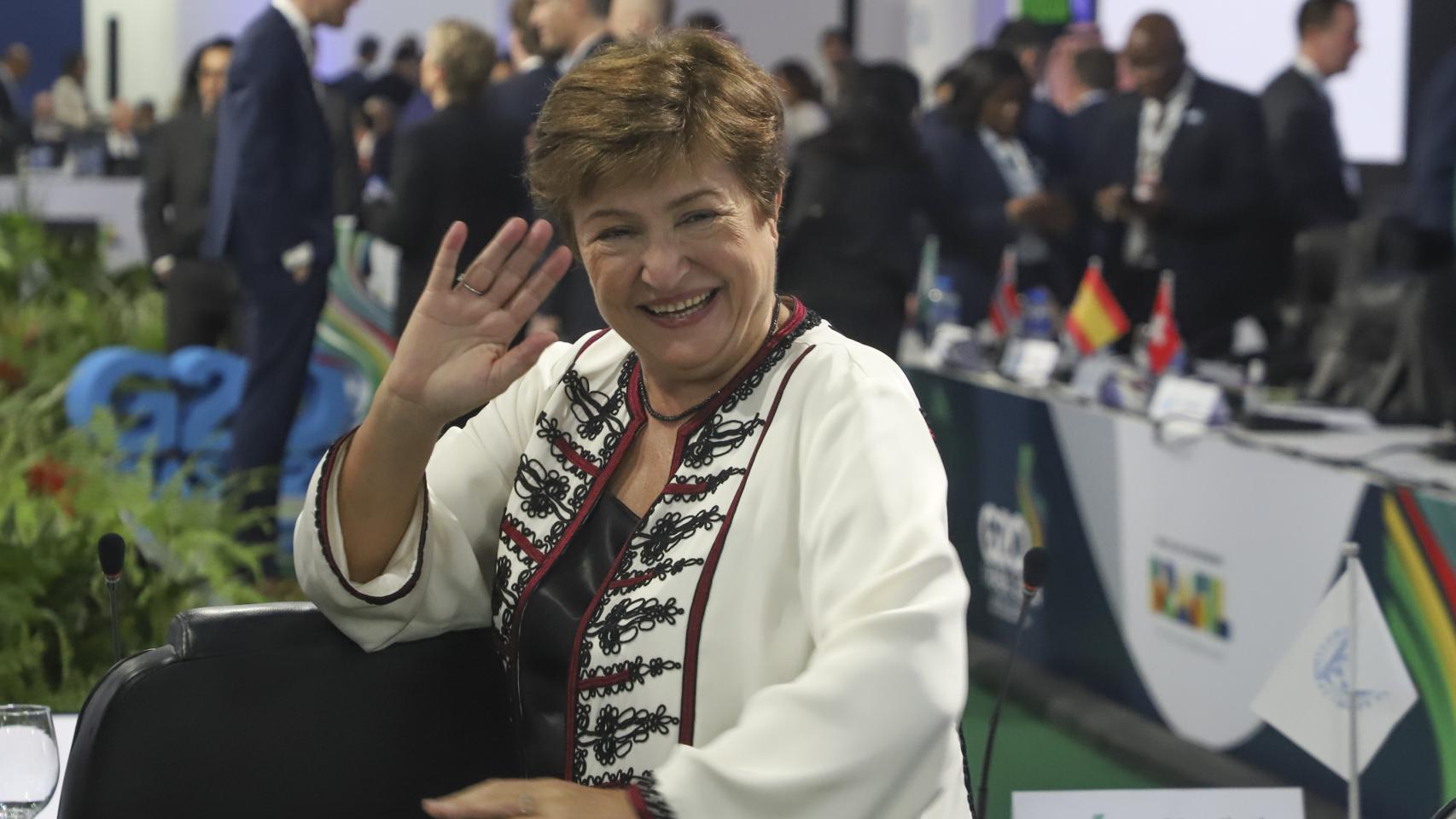 Kristalina Ivanova Gueorguíeva, directora gerente del Fondo Monetario Internacional