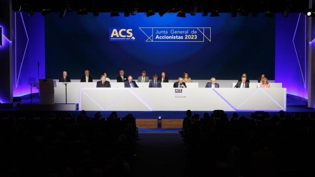 Junta general de accionistas de ACS en 2023.