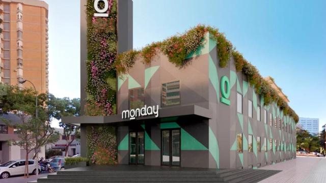 Infografía del nuevo 'coworking' de Monday en Málaga.