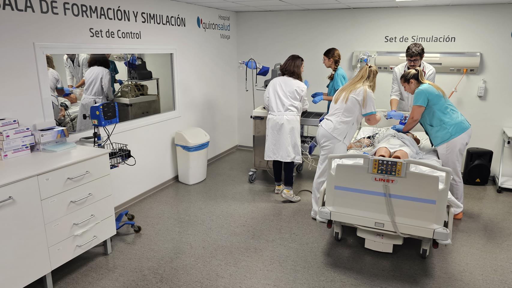 La Sala de Simulación de Quirónsalud Málaga.