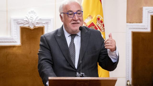 Pere Navarro durante una intervención en la Comisión sobre Seguridad Vial del Congreso.