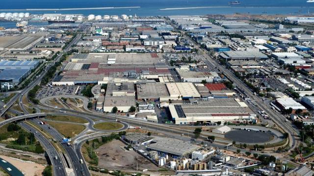 Planta de Nissan en la Zona Franca.