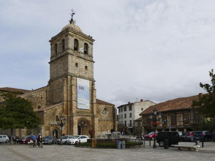 Imagen de la Colegiata de San Miguel en Aguilar de Campoo