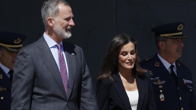 Los Reyes, en el aeropuerto.