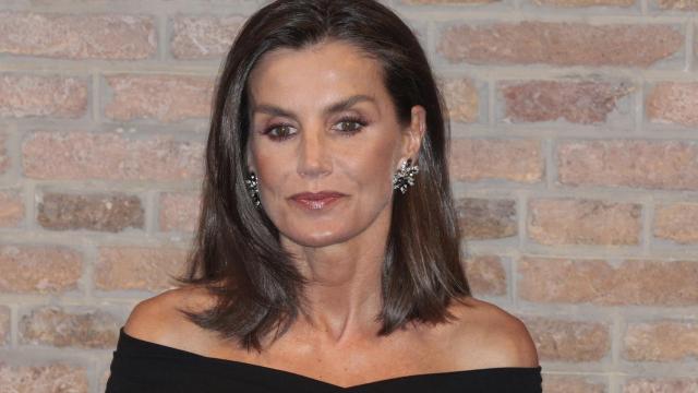 El primer look de Letizia en Holanda.