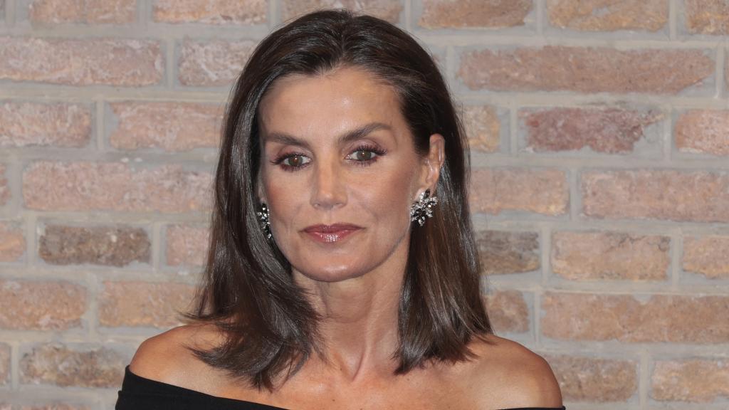 El primer look de Letizia en Holanda.