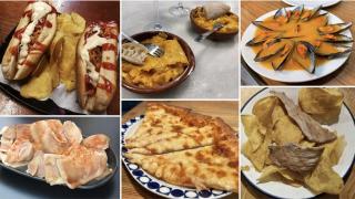 Algunas de las tapas más famosas de Santiago.