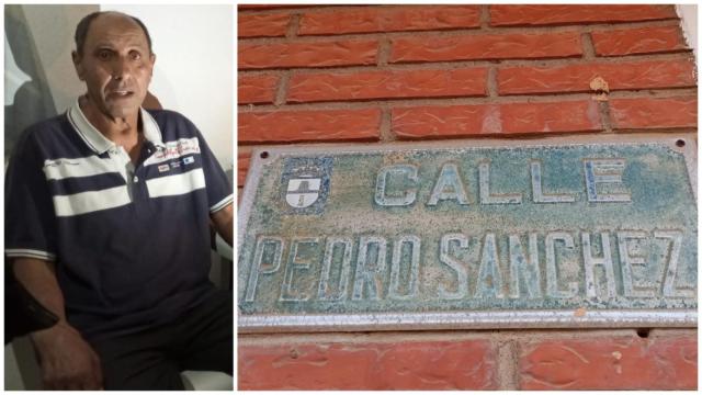 Mohamed Tamarat, este lunes, en una de las infraviviendas de la antigua pensión ubicada en la calle Pedro Sánchez de la Torre de la Horadada.