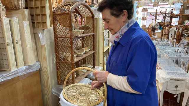 Josefina Matalobos, la última ‘cesteira’ de Pontevedra.
