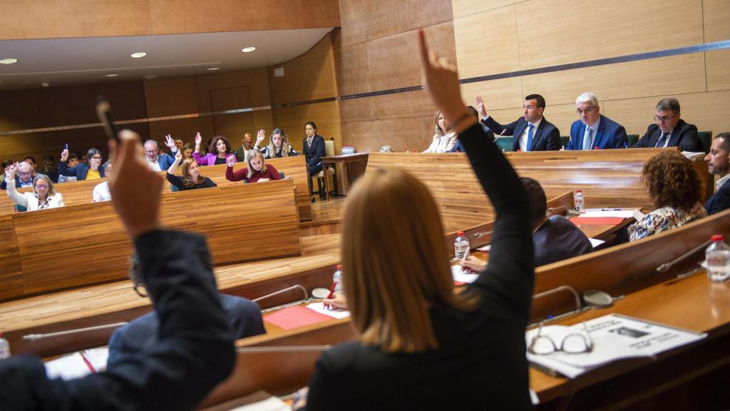 Imagen del pleno de la Diputación de Valencia celebrado este martes