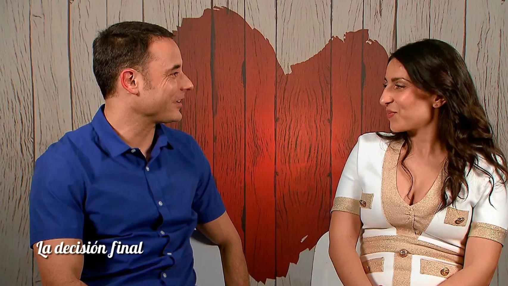 Edgar y Ana en ‘First Dates’.