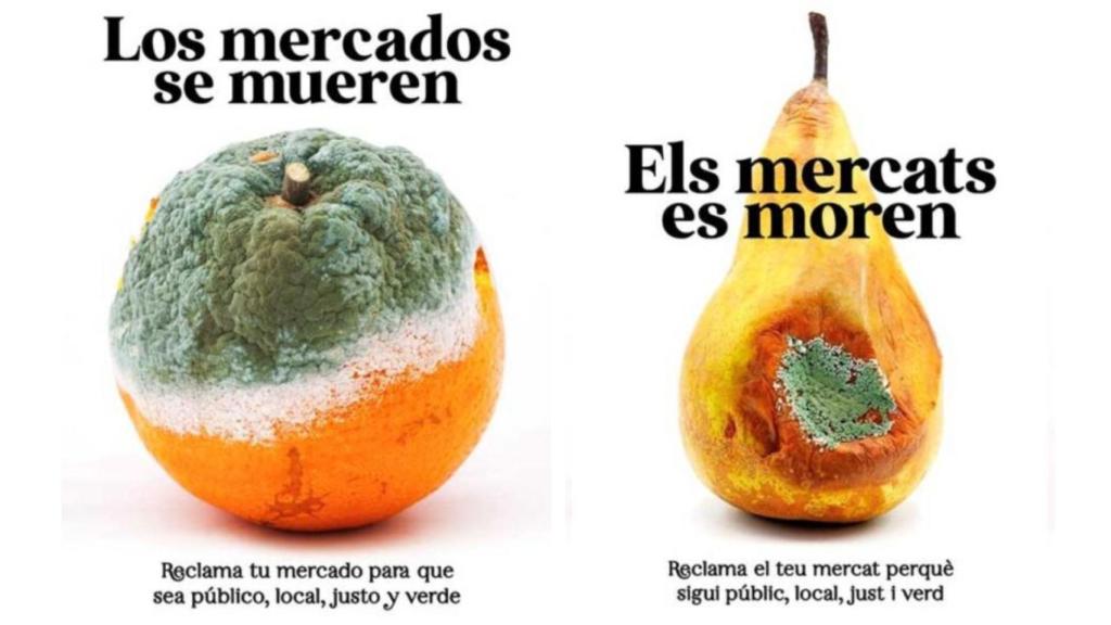 Imágenes de la campaña publicitaria de la asociación Justicia Alimentaria. EE