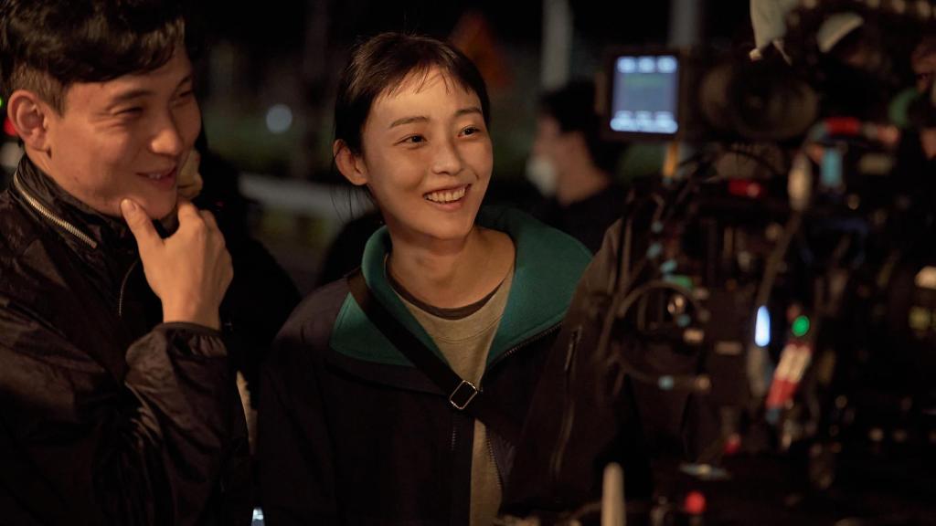 En el rodaje de la serie 'Parasyte'