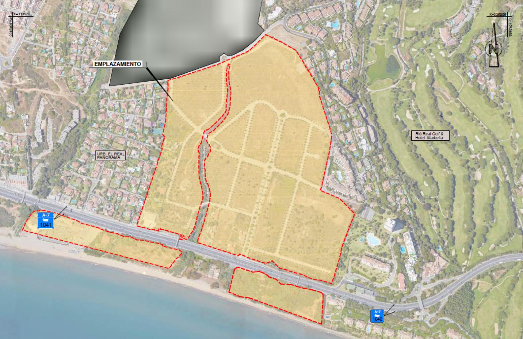 Imagen de los terrenos afectados por el proyecto del Four Seasons.