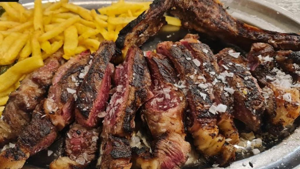 Plato de entrecot.
