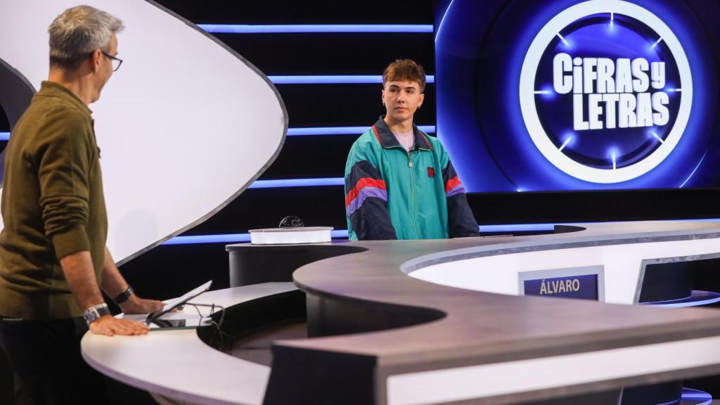 Álvaro Gamboa durante una de las pruebas de 'Cifras y Letras'.