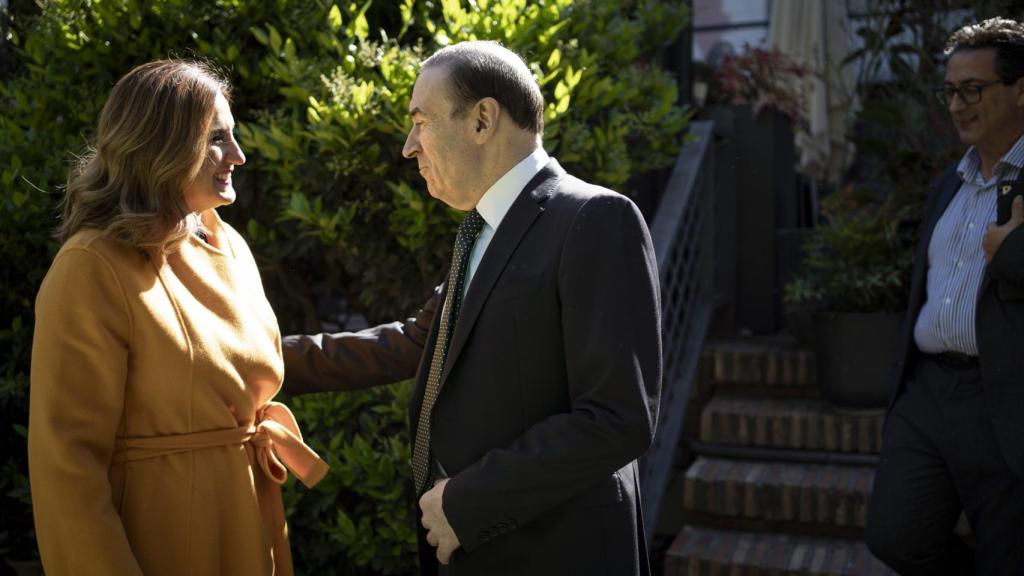 Catalá junto a Pedro J. Ramírez.