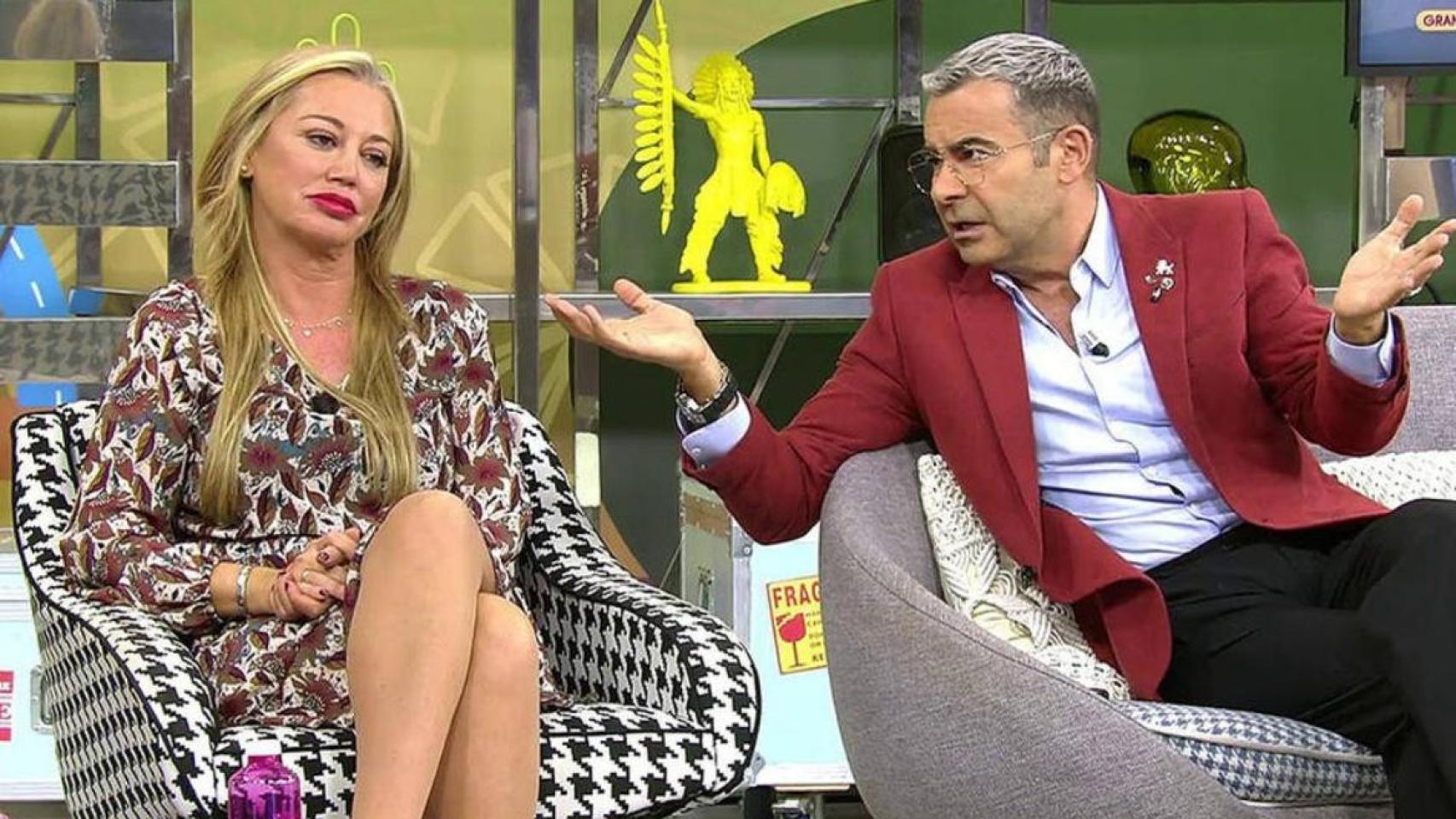 Jorge Javier Vázquez y Lydia Lozano en Sálvame.
