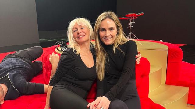 María Bas y Vero Mejías tras uno de los ensayos de la coreografía para 'Zorra'.
