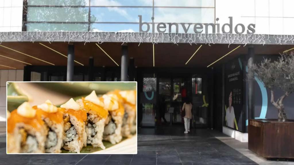 Vallsur y una pieza de sushi