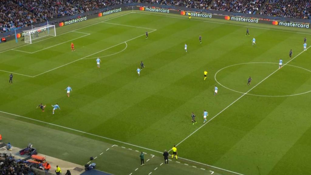 Posición legal de Bellingham en el gol de Rodrygo ante el City