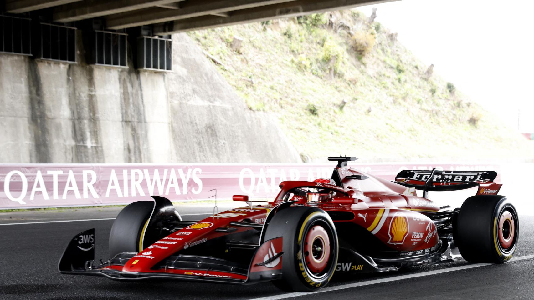 Charles Leclerc, en el GP de Japón