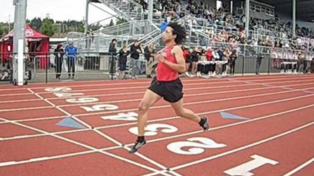 Aayaden Gallagher, durante la carrera universitaria.