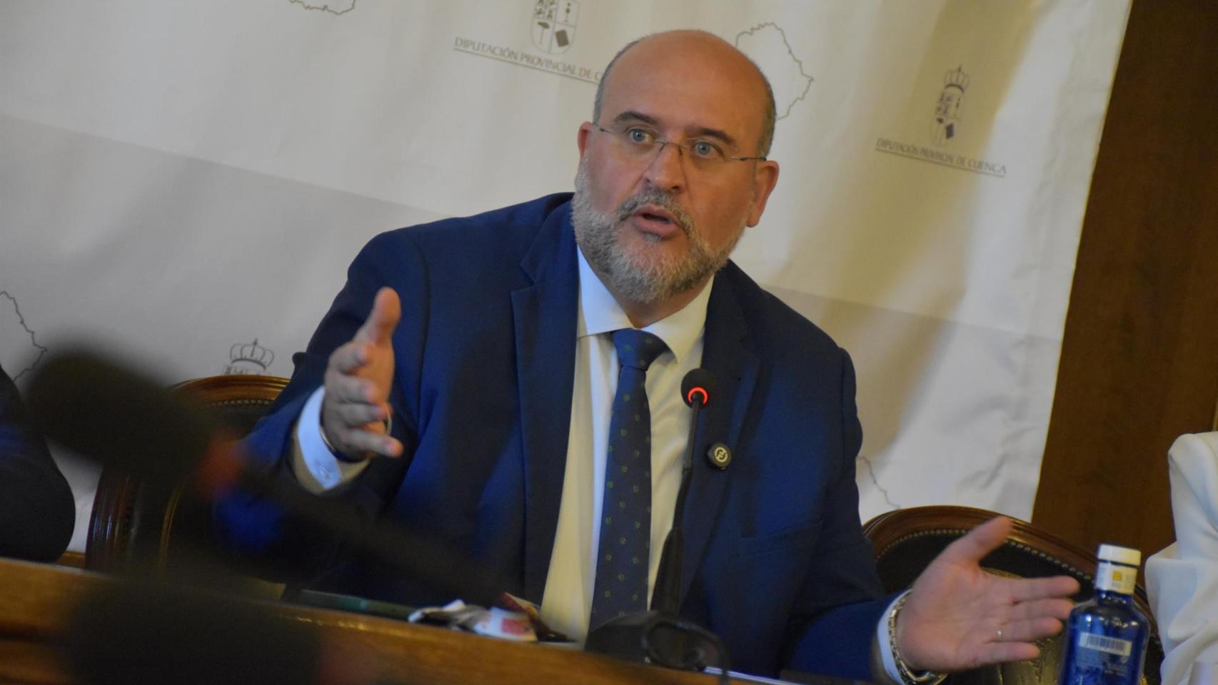 El vicepresidente de Castilla-La Mancha, José Luis Martínez Guijarro, en una imagen de este miércoles