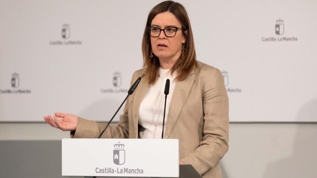 Esther Padilla este martes en rueda de prensa. Foto: Javier Longobardo