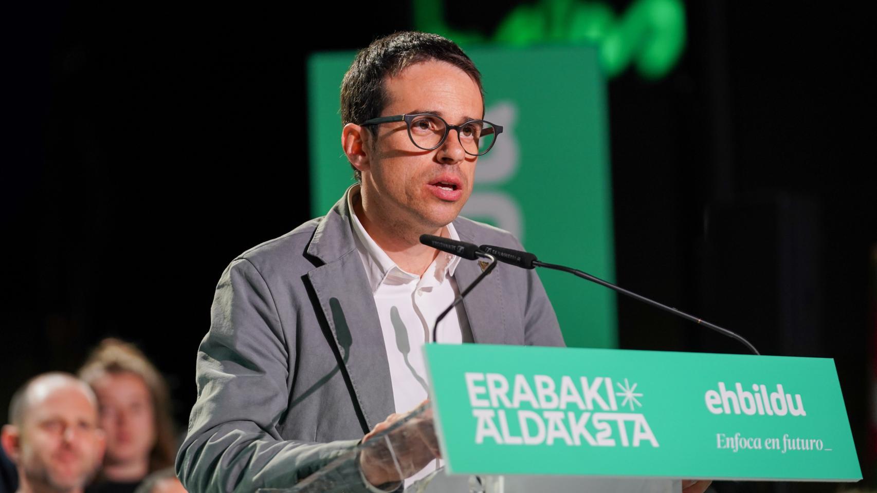 El candidato a lehendakari de Bildu, Pello Otxandiano.