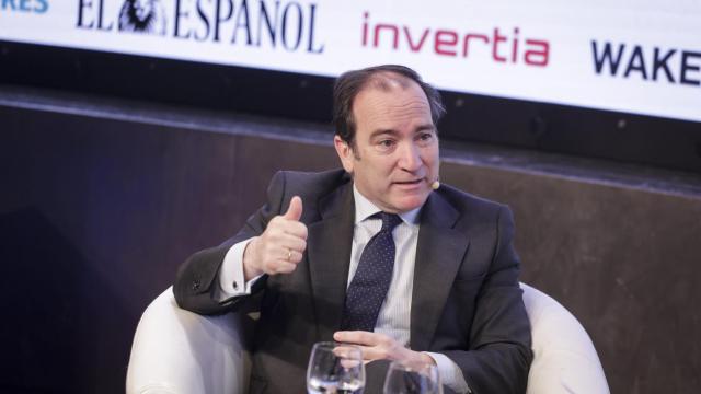 El delegado de Urbanismo, Medio Ambiente y Movilidad, Borja Carabante, durante la tercera jornada de Wake Up! SPAIN