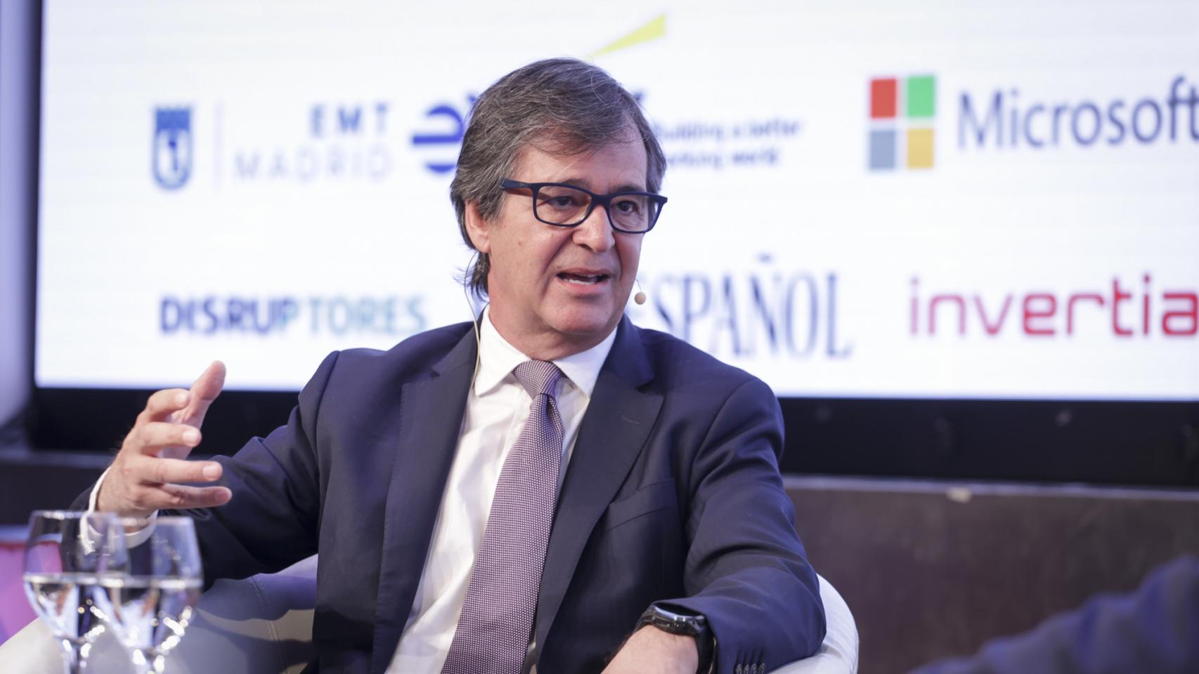 Luis Maroto, consejero delegado de Amadeus, durante su intervención en la tercera jornada del Wake Up, Spain 2024! 'Las grandes oportunidades de España en una Europa en cambio'.