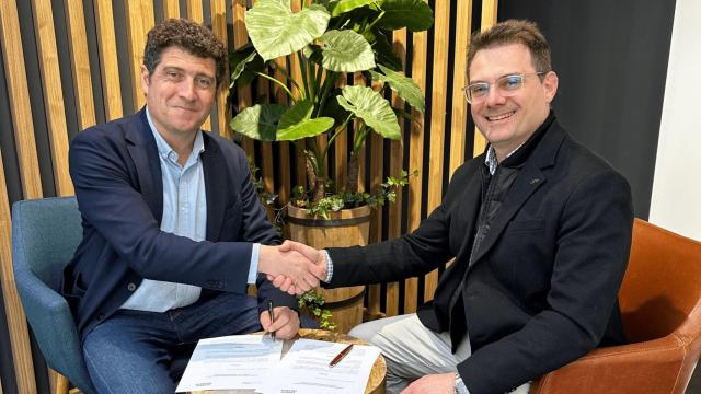 Nacho Mas, CEO de Startup Valencia y José Bort, presidente de Xarxatec.