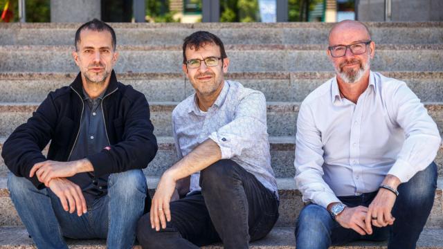 El equipo de G2-zero. José María Ulloa, José Manuel Llorens y Benito Alén. FOTO: Álvaro Muñoz Guzmán