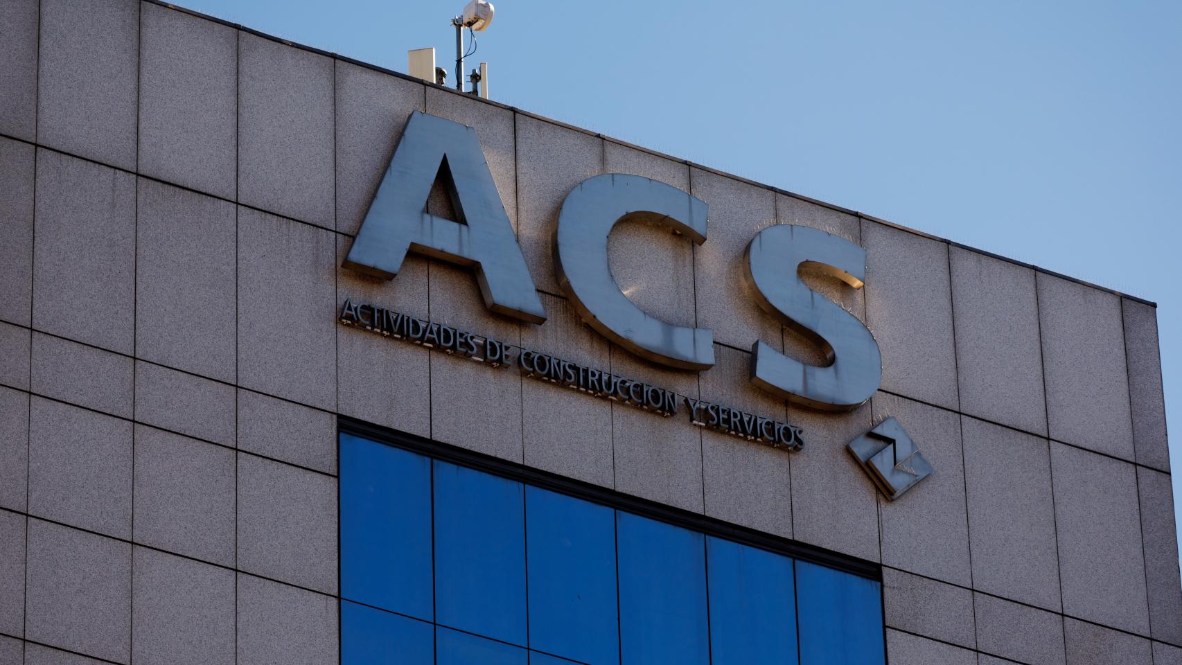 Fachada de la sede de ACS.