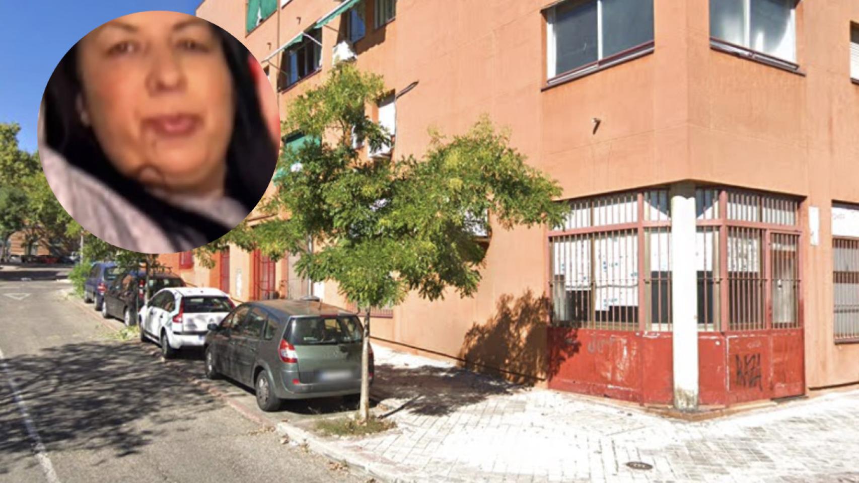La esquina donde mataron la Natalia S.S. en Vallecas.