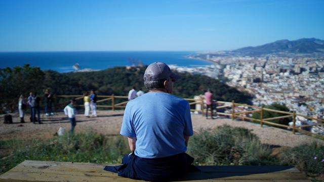 Mirador en el Monte Victoria.