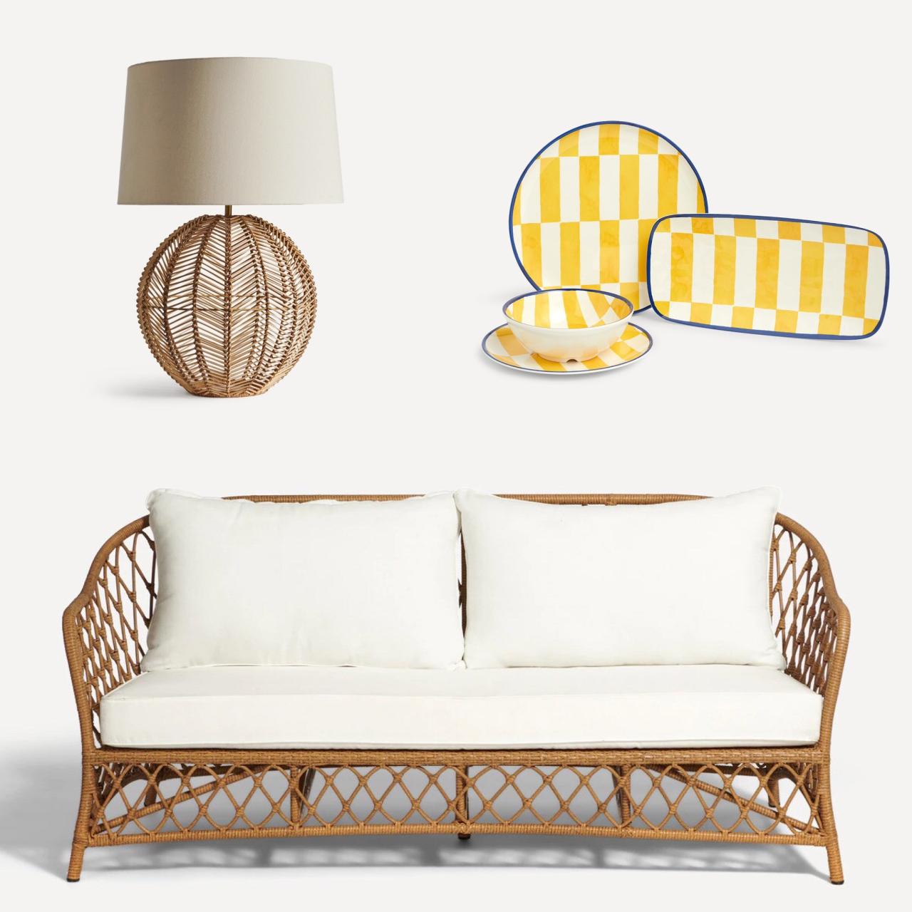 Montaje con productos de decoración de El Corte Inglés