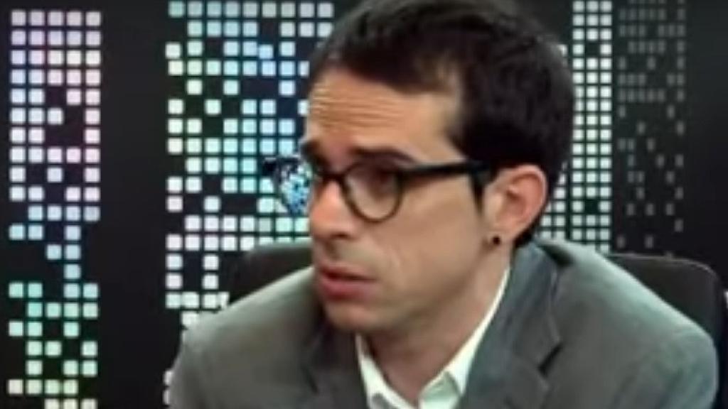 El candidato a lehendakari del EH Bildu, Pello Otxandiano, en este miércoles en una entrevista en TeleBilbao.
