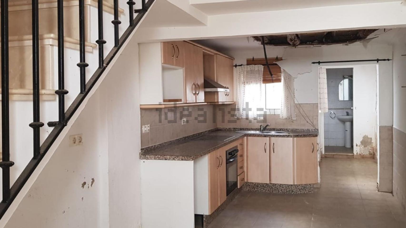 Interior de la vivienda de Teba.