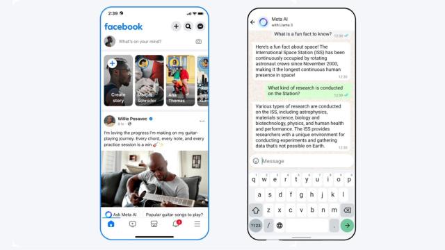 Meta AI presente en apps de Meta.